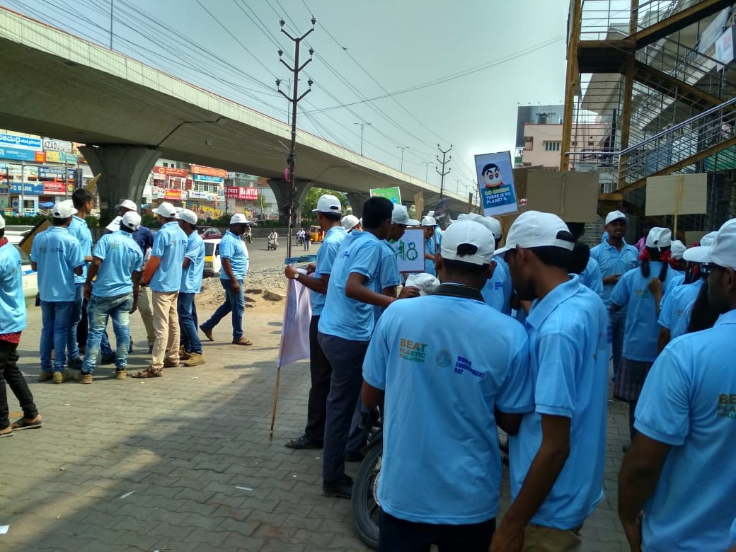  Awareness rally to combat plastic pollution 